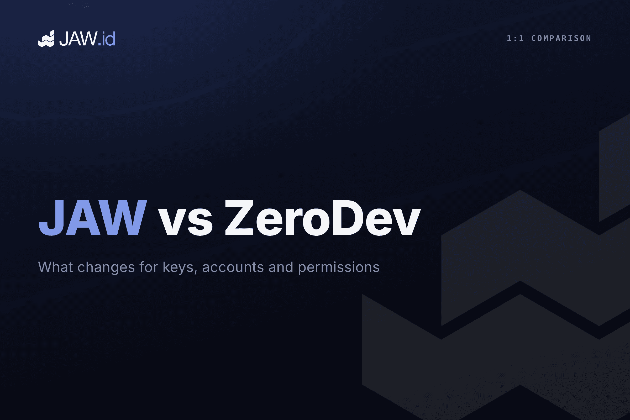 JAW vs ZeroDev comparison